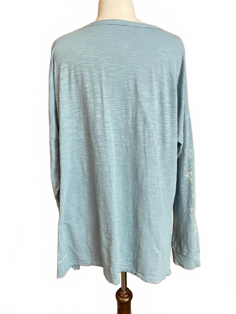 Natural Life oversized cotton doodle T-shirt large - Picture 3 of 8